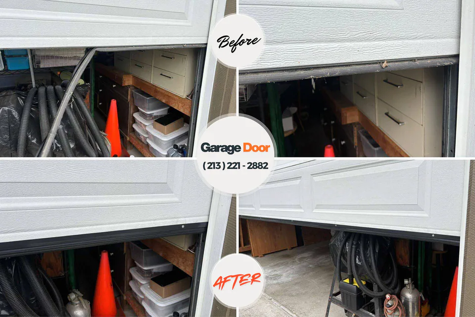 Before and after: garage door repair near me Duenweg